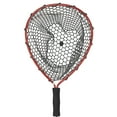 thumbnail image 4 of Landing Net,Net Soft Silicone Alloy Pole Handle And Carabiner Tools Pole Handle With Soft Silicone Fish Fishes Net Silicone Fish Net Carabiner Tools Fishes Net Alloy Pole Handle With And Huiop Red, 4 of 7