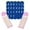 Blue, variant on KYJiuLiu Solo American Mahjong Practice Board with 320 Line Finder Strips, 24-Slot Scalloped 3D-Printed PLA Accessory,Pink