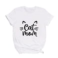 thumbnail image 4 of Puntoco, camiseta holgada de cuello redondo para mujer Harajuku con estampado del Día de la madre a la moda para mujer Puntoco Puntoco-2348, 4 of 5