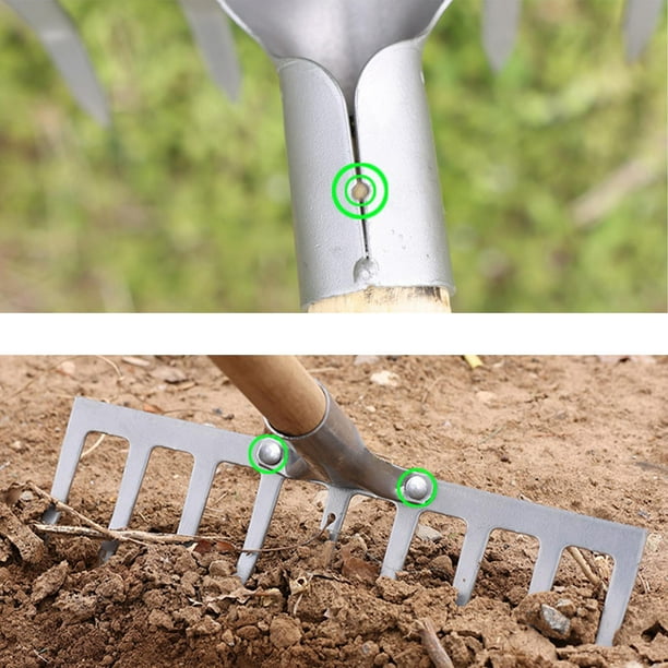 Removal Tool Tilling Garden Swoe Hoe Lawn Leveling Rake for Gardening G