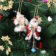 thumbnail image 4 of Muñeco de Papá Noel navideño, adorno colgante para árbol de Navidad, decoración exquisita para el hogar, 4 of 5