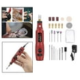 thumbnail image 3 of Outil Rotatif, Rotatif 3,7 avec Variateur, Accessoires Électrique Rotatif Bricolage Rouge, 3 of 8