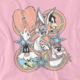 thumbnail image 2 of Looney Tunes Screen Stars Women's T Shirt, Pink, Medium, 2 of 6