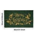 thumbnail image 3 of Christmas Decor Christmas Velvet Doormat for Entryway – Stain, 3 of 4
