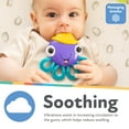 thumbnail image 3 of Nuby Vibe-eez Vibrating Octopus Teething Toy for Babies, 3 of 6