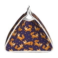 thumbnail image 3 of Lsque Stars and Fox Cute Printed Long Tissue Box Cover Holder, Facial Paper Organizer Dispenser,Triangle with Bottom Belt, PVC Leather Decorative Organizer, 3 of 9