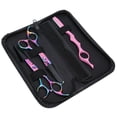 thumbnail image 3 of Juego de tijeras para cortar el pelo, tijeras para cortar el pelo, cuchillo, peine, herramienta de peluquería (color 6 pulgadas), 3 of 5