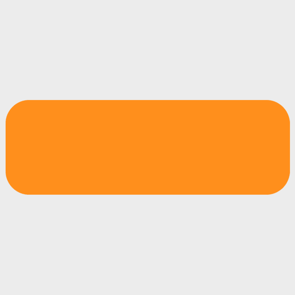 JAM Paper Standard Label Rolls, Rectangle, 1/2 x 1 1/2, Neon Orange, 125 Labels/Roll