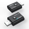 thumbnail image 1 of 1~10PCS Bluetooth 5.0 Receiver Transmitter 2 IN 1 Wireless Audio 3.5mm USB Aux Music Adapter For Car Speaker PC TV, 1 of 1
