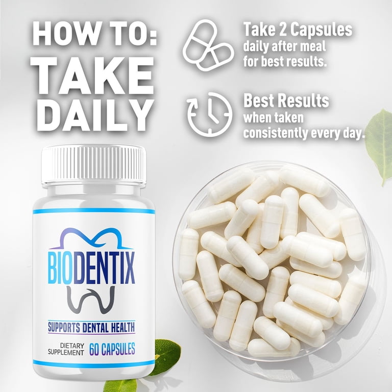 Biodentix Advanced Dental Probiotic Formula for Healthy Teeth and