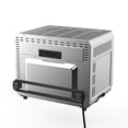 thumbnail image 5 of Horno de encimera Megachef 10 en 1 electrónico multifunción con tecnología de aire caliente de 360 ​​grados, cromado plateado, capacidad de 25 litros, 5 of 5