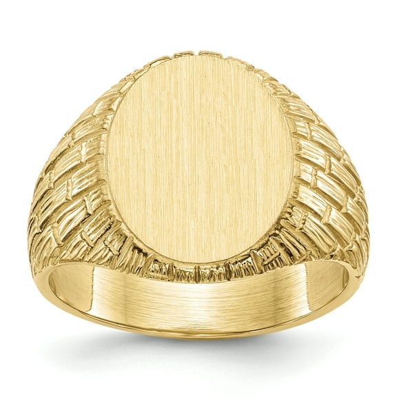 14k Men's Signet Ring