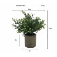 thumbnail image 2 of Simulación de plantas artificiales flor artificial planta en maceta simulación planta verde flor decoración del hogar planta de simulación bonsai decoración de ventanas simulación planta en maceta (AHE366-062) ILoveMilan JM, 2 of 5