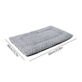 thumbnail image 3 of Pet Winter Mat for Dogs and Cats, Long Hair Warm Velvet Pet Floor Mat Soft Comfortable Sleeping Mat 11.81x7.87x1.57 Inch Gray, 3 of 5