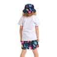 thumbnail image 2 of Toddler Baby Boy Pants Prints Beach Kids Girls Bathing Suit Swim Shorts Swimming Pull On Trunks Swimsuit Swimwear Hats Set Clothes Pants for Boys Size 6-7T, 2 of 3