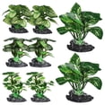 thumbnail image 1 of 8Pcs Aquarium Artificial Plants High Simulation Water Grass Underwater Landscape Decor for Fish Tank, 1 of 8