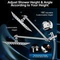 thumbnail image 2 of KINGTACK 12 Inch Rain Shower Head, High Pressure Shower Heads with 5 Spray Filtered Shower Head, Chrome, 2 of 7