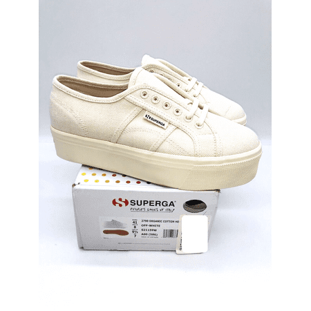 Superga Women's 2790 Organic Cotton On Hemp Sneaker- Off- White US 9.5 / EUR 41