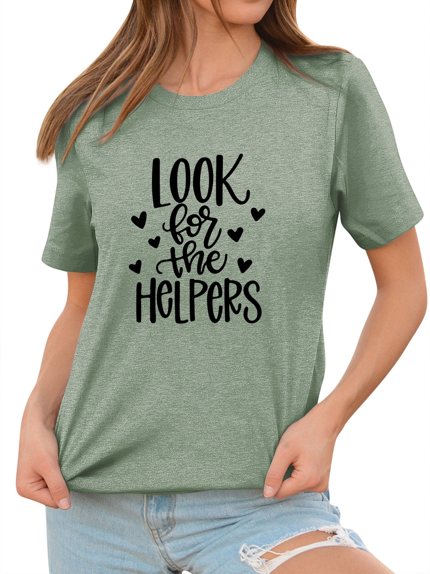 look for the helpers t shirt
