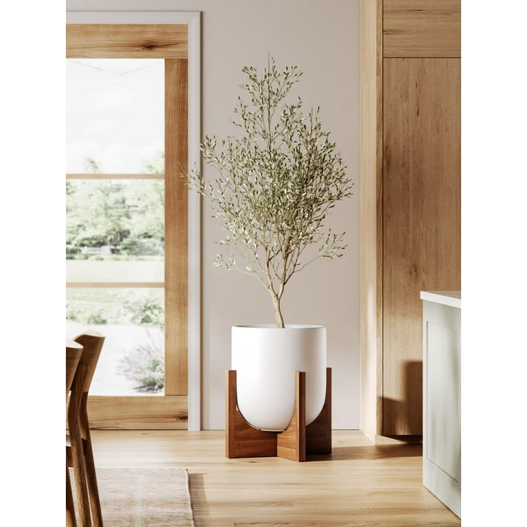 indoor floor planter FibraLuxe Cylinder Floor Planters