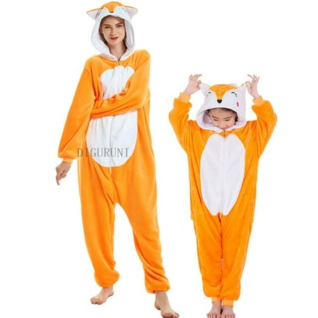 

CoCopeanut Winter Women Men Unisex Adults Cute Cartoon Blue Stitch Animal Pajamas Female Flannel Sleepwear Pajamas Sets Kids Pyjamas Onesie