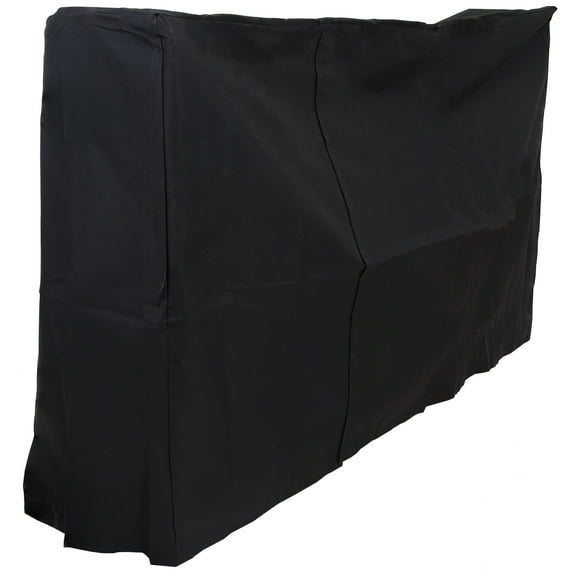 Sunnydaze 22" x 72" x 44.5" Black Solid Firewood Log Rack Cover