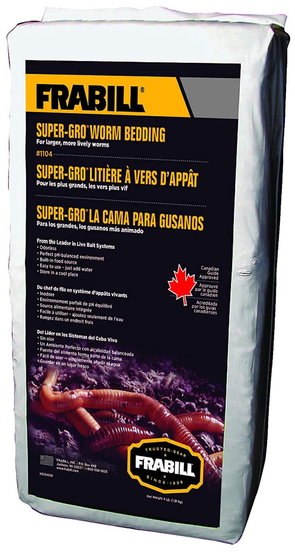 Frabill Super-Gro Worm Bedding 4-Pound Free Shipping 