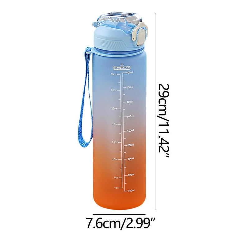 1pc 1100ml Large Capacity Plastic Water Bottle For Men, Portable Outdoor  Sports & Fitness Kettle, Big Space Cup