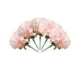 Efavormart 5 Bushes | Blush / Pink Artificial Silk Hydrangea Flower Bouquets - Walmart.com