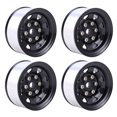 thumbnail image 1 of Aluminio RC Beadlock Ruedas Llantas Neumáticos de goma para RC Car Toy (Negro) Likrtyny juguetes de los niños, 1 of 9