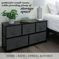 thumbnail image 5 of Simplify Adult  5 Drawer Storage Dresser in Grey, 5 of 9