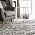thumbnail image 3 of nuLOOM Roseanne Transitional Shag Area Rug, 6' 7" x 9', Grey, 3 of 4
