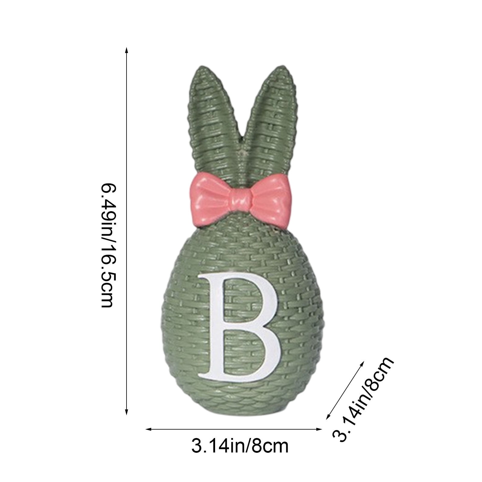 Easter Bunny Woven Storage Basket, Multifunctional Fruit and Snack Organizer, Home Decoration in Beige Coffee, Compact Size 21x12x11cm, Natural and Stylish
