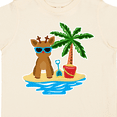 thumbnail image 4 of Inktastic Reindeer on the Beach with Palm Tree Boys or Girls Toddler T-Shirt, 4 of 5