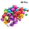 thumbnail image 2 of 180Pcs Jingle Bells Colorful Bells for Crafts, 30mm Small Cross Bells Bulk with 3 x 25m Red Ropes, Christmas Bells DIY Craft Accessories Party Decor ( Mixed Color ), 2 of 5