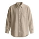 thumbnail image 2 of Blusa y camisa de manga larga con cuello vuelto para hombre, informal, de color liso, con botones y cuello vuelto, blusa de manga larga para hombre, 2 of 7