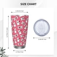 thumbnail image 4 of Uemuo French Bulldog And Heart Print Travel Coffee Mug ,20oz Double-walled Car Cup ,Stainless Steel Insulated Tumbler Leak-proof Travel Cup Reusable Straw Car Cup-Straw Two-piece Set, 4 of 8