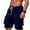 Navy, variant on Fgvctg Cargo Shorts for Men Casual Stretch Waist Cargo Short Dressy Relaxed Fit Elastic Waist Summer Hiking Fishing Workout Pant Waistband Plus Size Drawstring Shorts with Pockets,Army Green,3XL