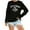 Black-3, variant on Christmas Sweatshirts for Women It's a Beaut Clark Letter Print Pullover Xmas Casual Long Sleeve Crewneck Tops