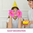 thumbnail image 3 of CTIRCHIU 10Pcs Eva Artificial Hibiscus Flowers for Outdoor Tropical Party and Wedding Decoration, 3 of 8