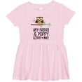 thumbnail image 3 of Inktastic Nana and Poppy Love Me Girls Baby Dress, 3 of 5