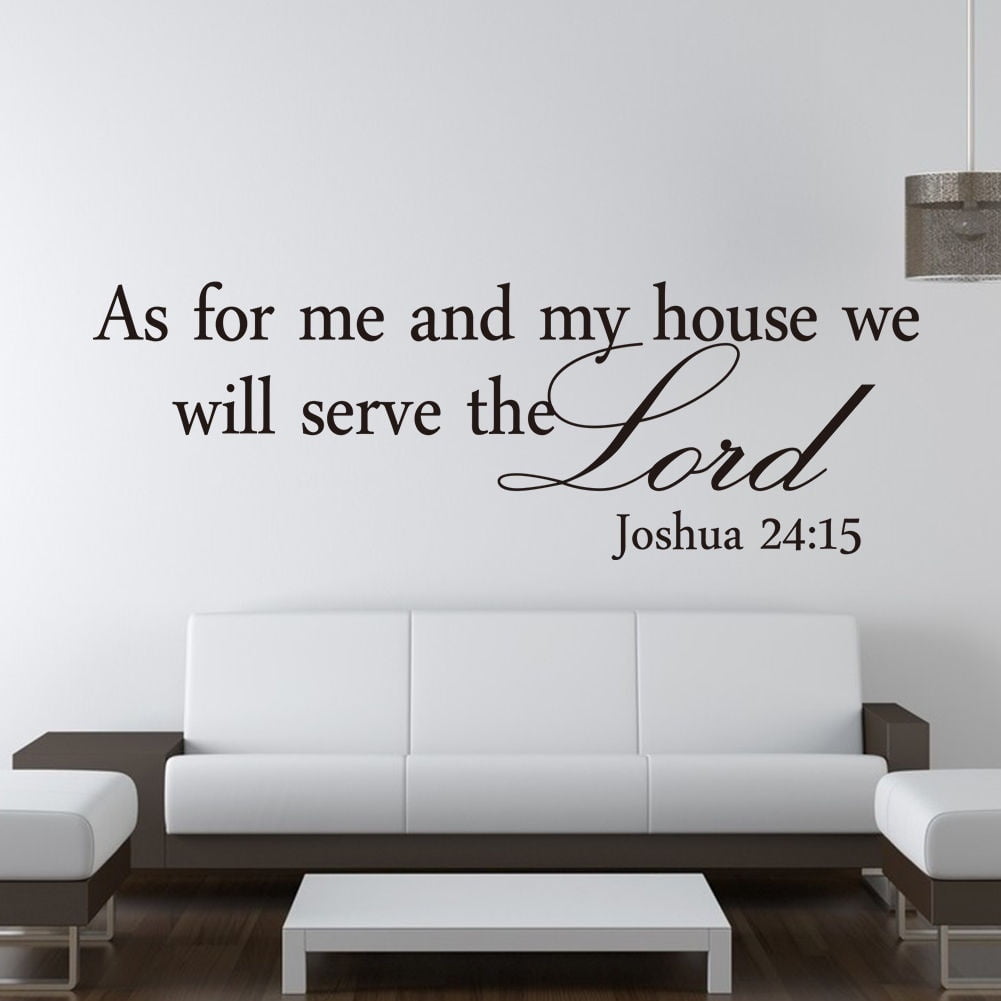 Bible Verse Style Removable Decal Art Mural Wall Sticker Home Room DIY Decor
