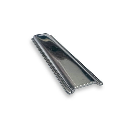 Gordon Glass Stainless Steel Strike Plate for Hinged Shower Doors - 3 in long