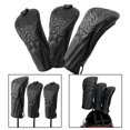 thumbnail image 3 of facefd Golf Wood Headcover Drivers Covers Club Cover Equipment 3 Pieces Suit, 3 of 5