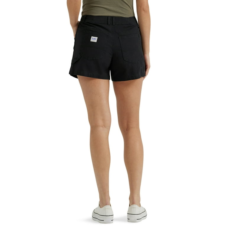 ★ Leey★ DOUBLE LINE BANDING SHORTS P0000EGW Lee® Women's Legendary Mid Rise Carpenter Short with Hammer