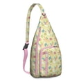 thumbnail image 1 of Llama Print Sling Backpack - Adorable Cartoon Alpaca Design Shoulder Bag, Fashionable Anti-Theft Pack for Commuters, 1 of 4