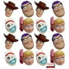 (16 Pack) Toy Story Part 4 Paper Party Masks with Elastic Strap Woody Buzz Lightyear Forky Little Bo Peep (Plus Party Planning Checklist by Mikes Super Store)