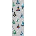 thumbnail image 3 of IDEALHOUSE 2x6ft Grey Christmas Area Rugs, Soft Washable Festive Accent Rug, Non Slip Backing, Short Pile, Foldable, Easy Clean, Comfortable for Living Room, Entryway, Bedroom, Holiday Décor, 3 of 7