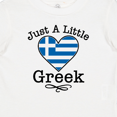 thumbnail image 4 of Inktastic Just a Little Greek Heritage Boys or Girls Baby T-Shirt, 4 of 5
