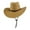 Gold, variant on Womens Hat "Vintage Suede Cowboy Hat British Style Western Rancher Hat For Unisex" Leather Top Hat Pattern